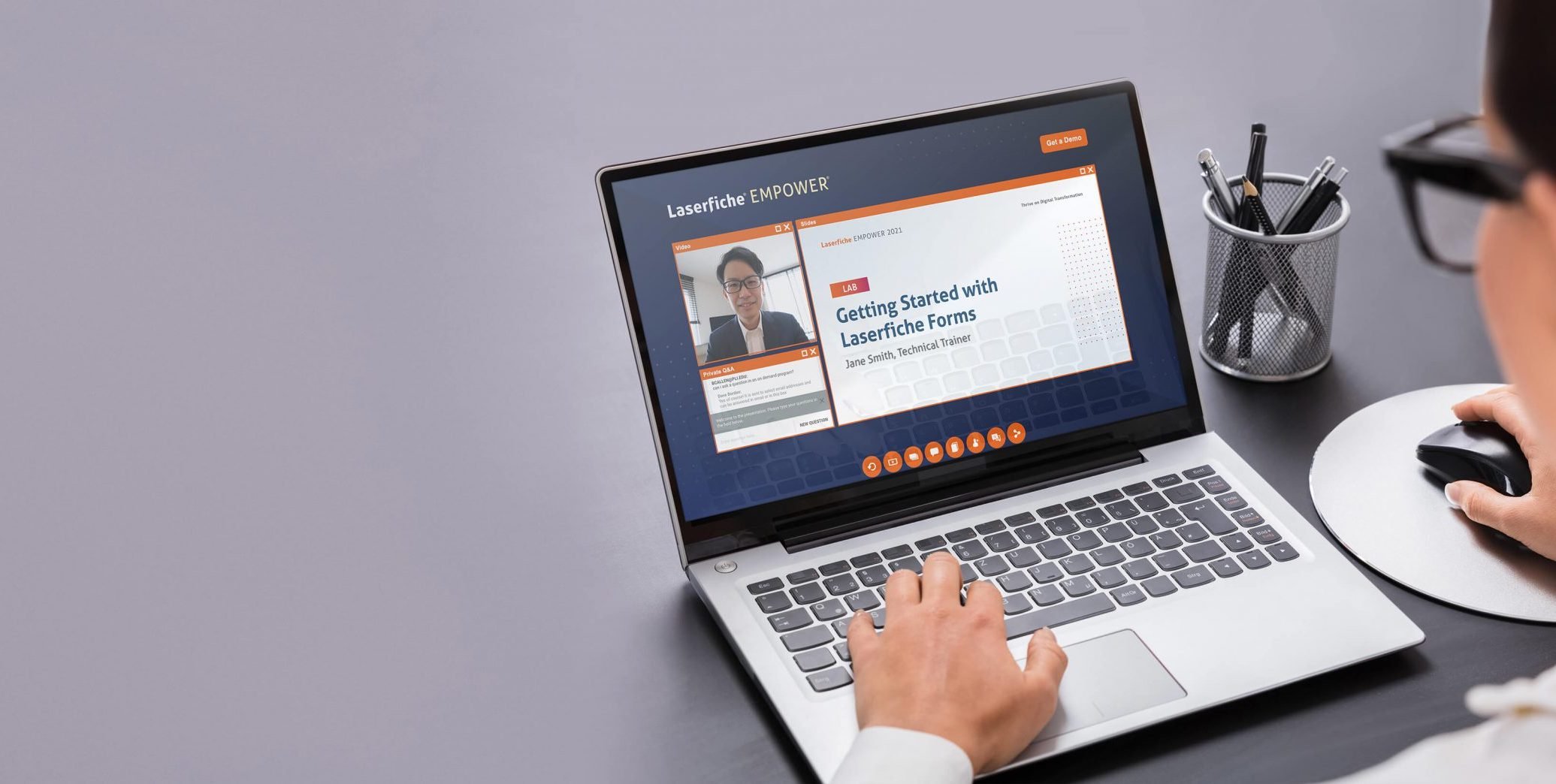 LaserFiche Empower 2021 Header